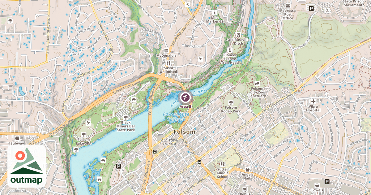 Map of Area B