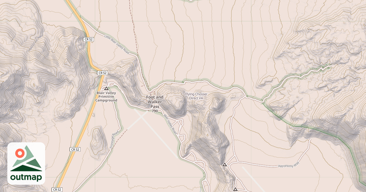 Map of Flying Chosser Direct