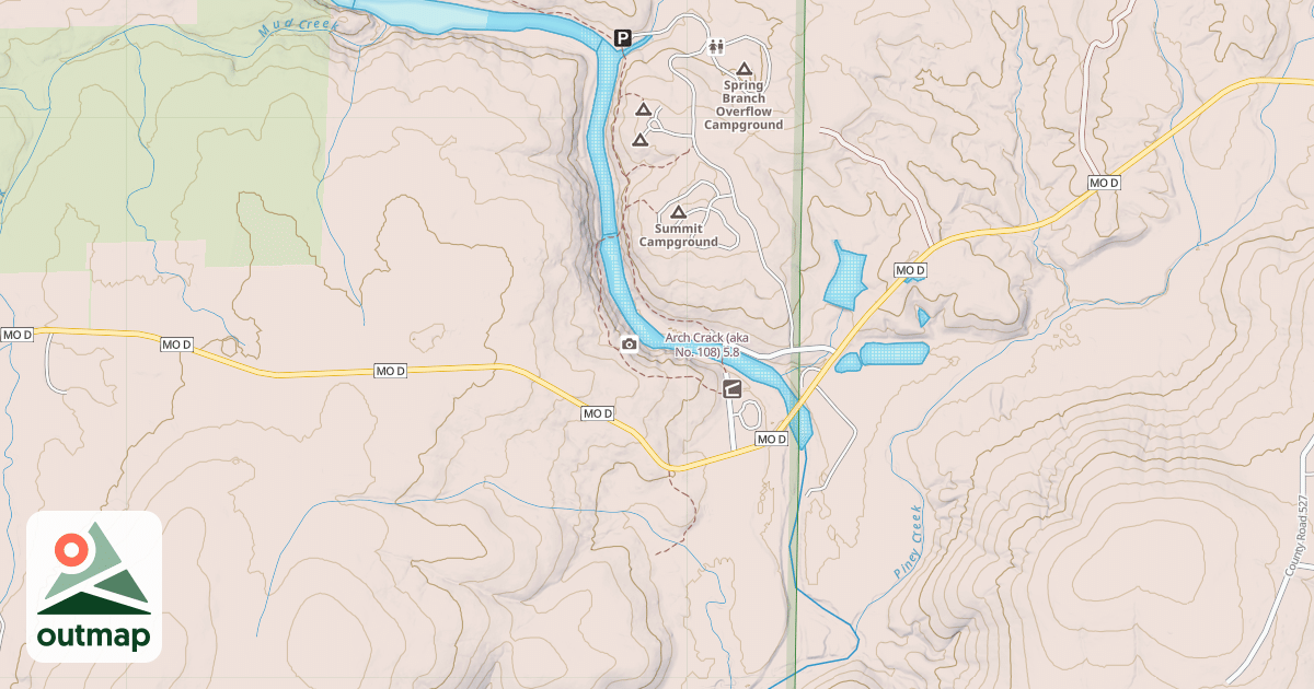Map of Arch Crack (aka No. 108)