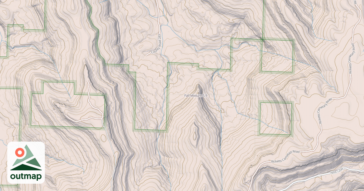 Map of Fall Mixture