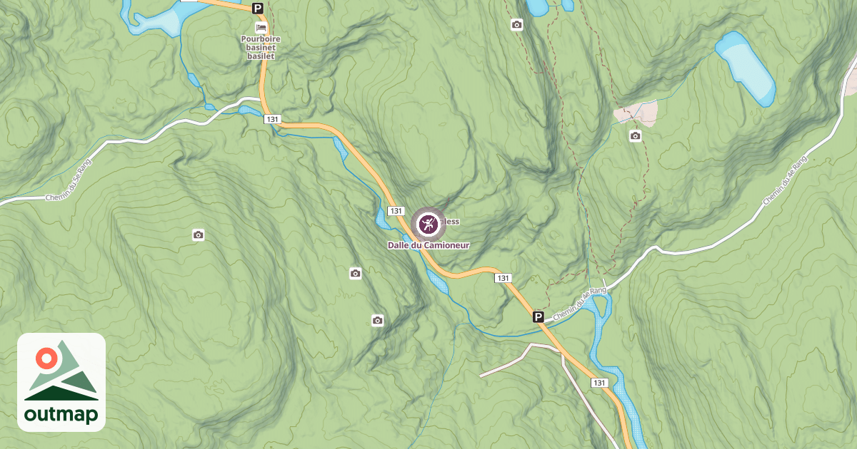 Map of Dalle du Camioneur