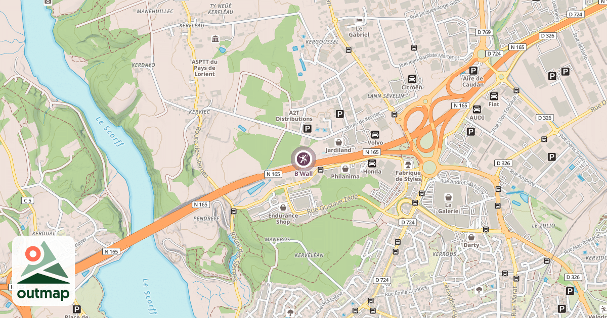 Map of B'Wall