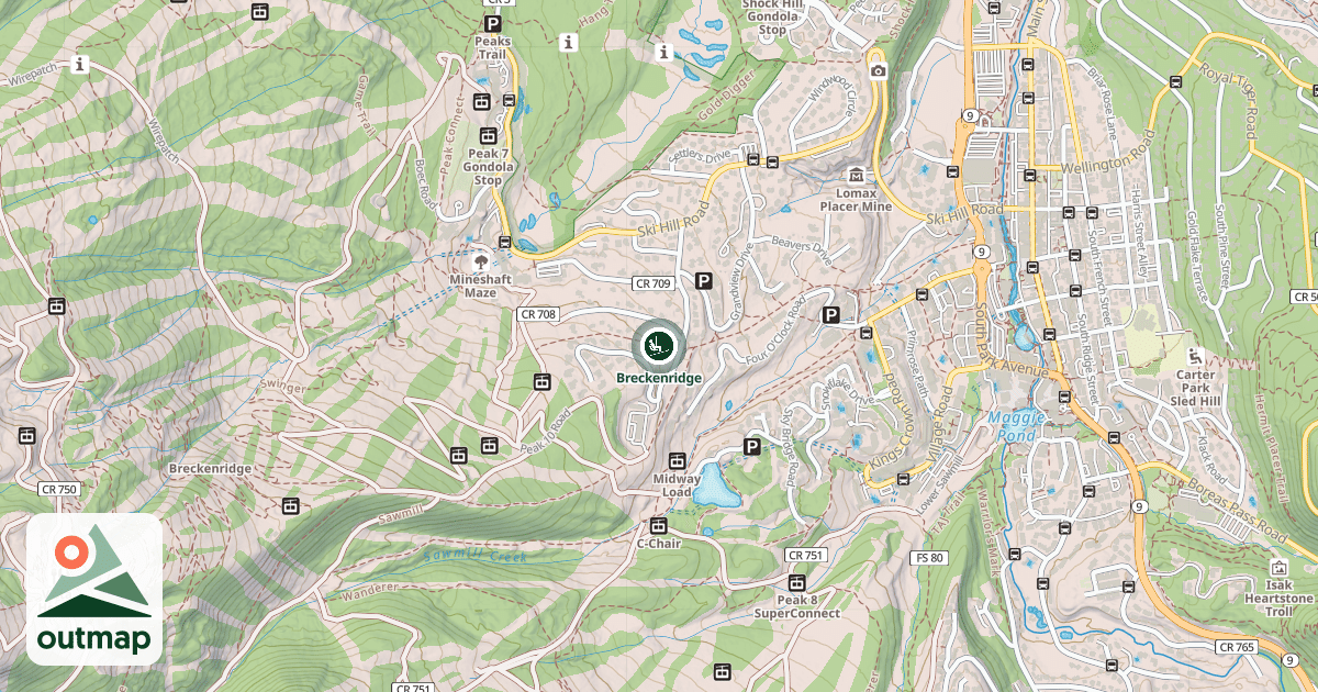 Map of Breckenridge