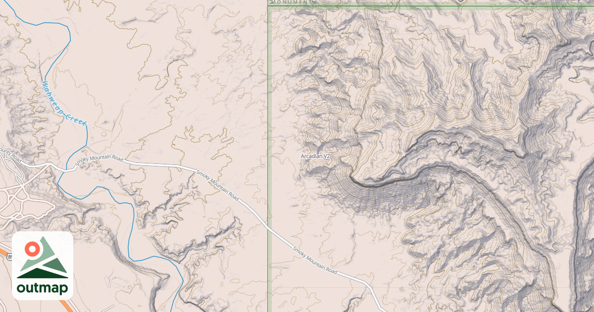 Map of Arcadian