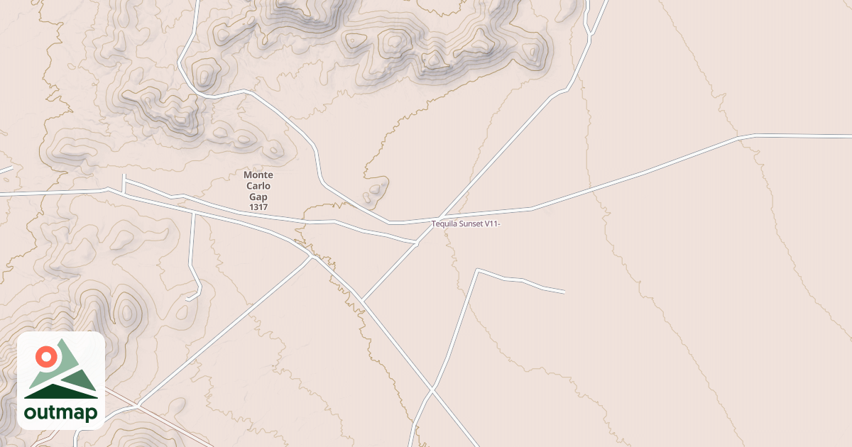 Map of Tequila Sunset
