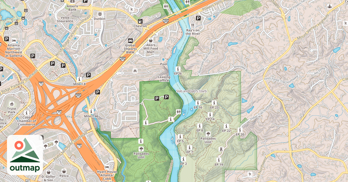 Map of Slab and Dab