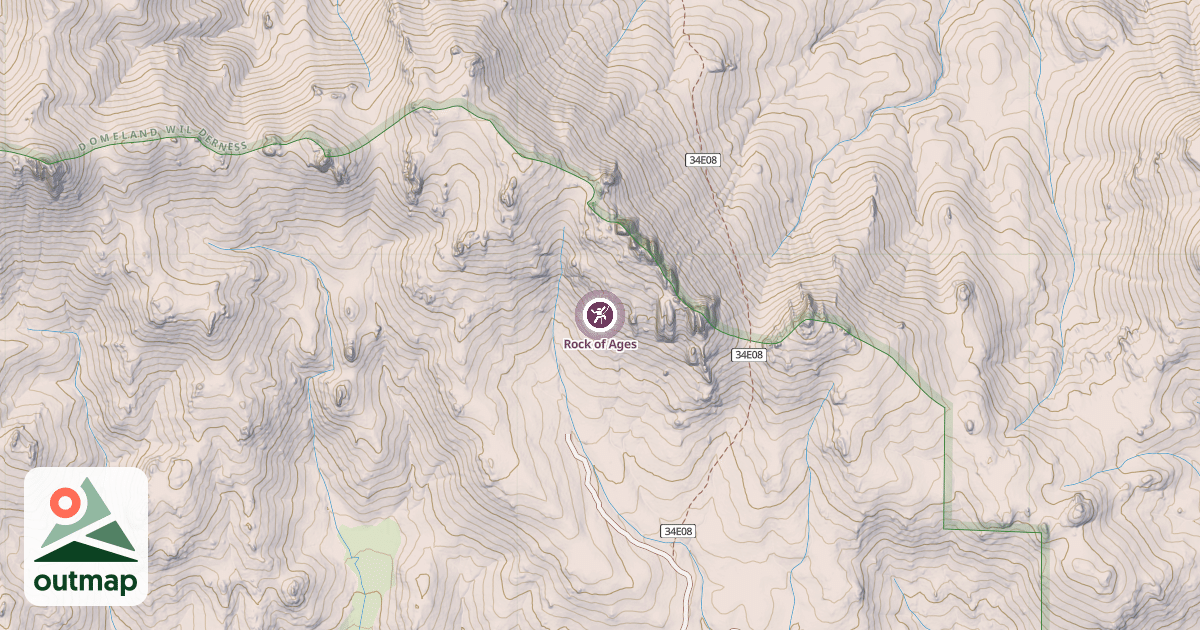 Map of Rock of Ages