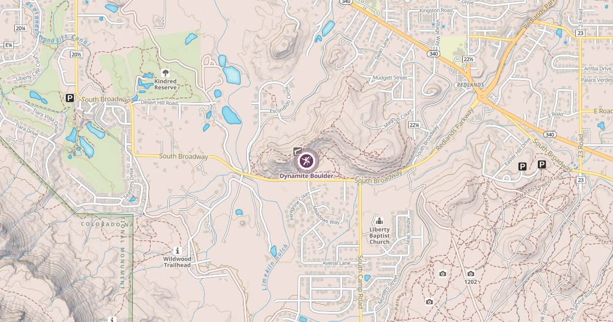 Map preview of Dynamite Boulder