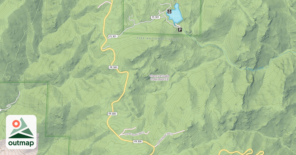 Map of There's A Snake In My Boot