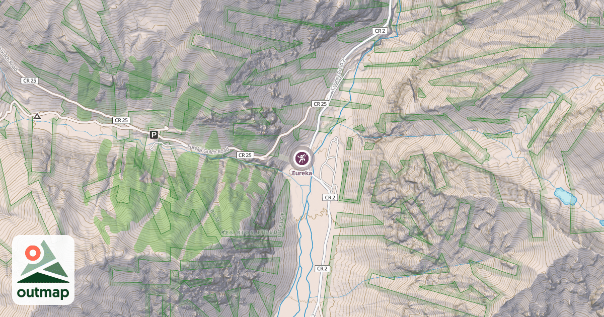 Map of Eureka