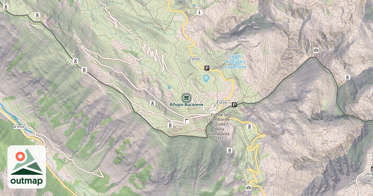 Map of Rifugio Bucaneve