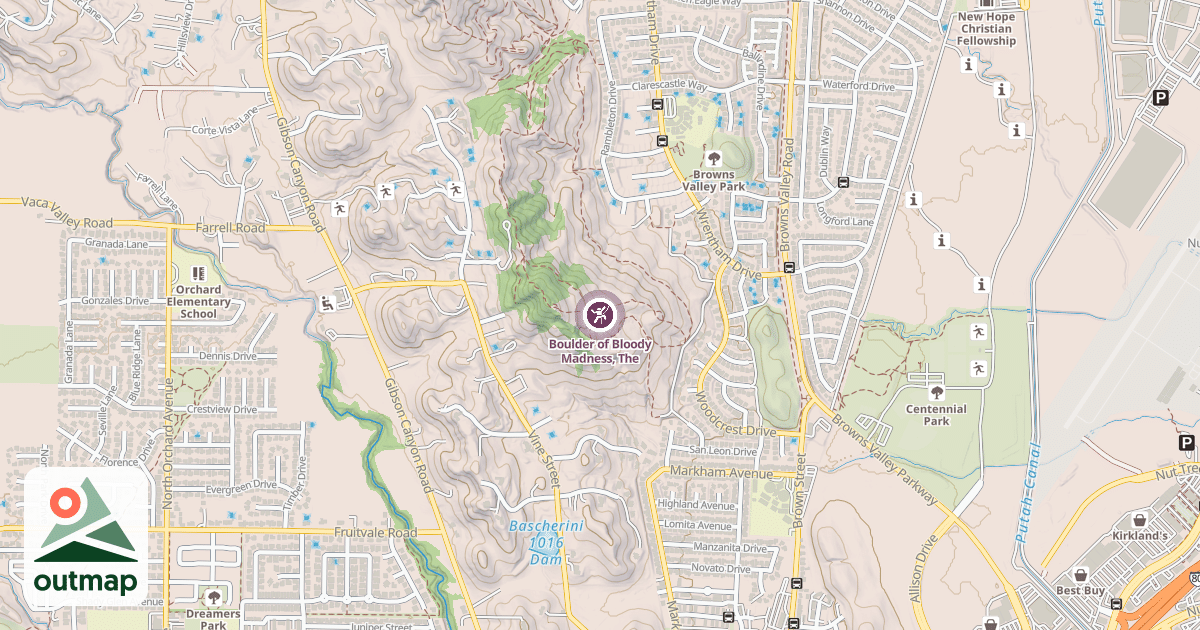 Map of Boulder of Bloody Madness, The