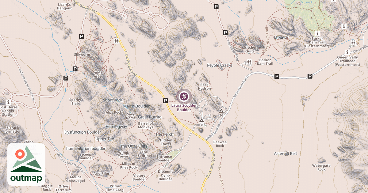Map of Laura Scudder Boulder