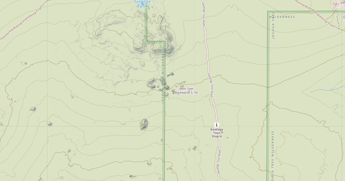 Map preview of Bent Over Backwards
