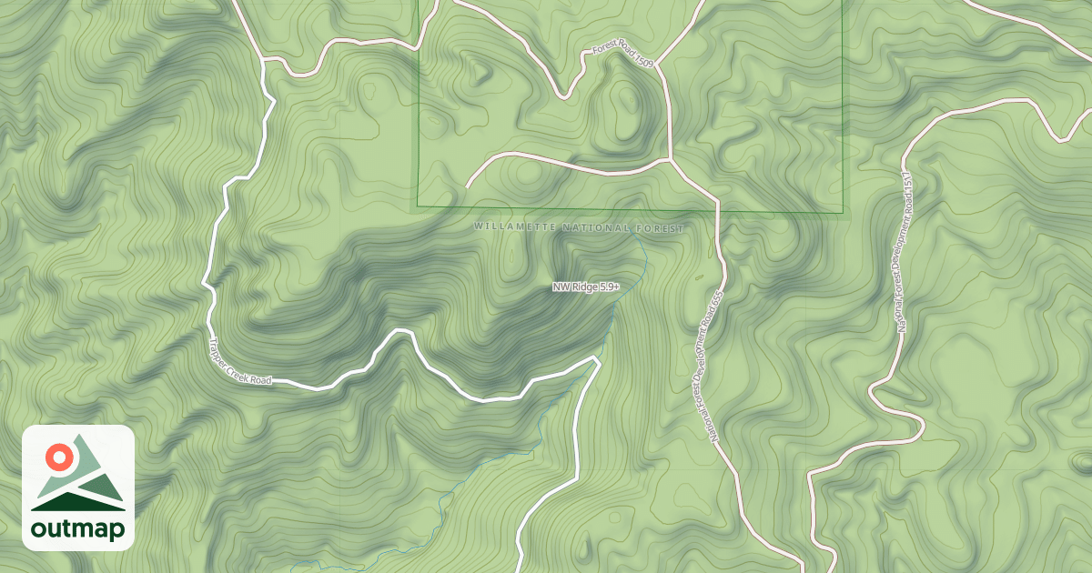Map of NW Ridge