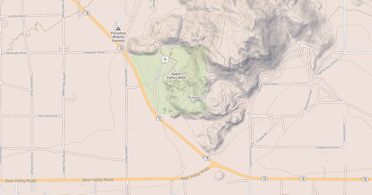 Map preview of Brewser