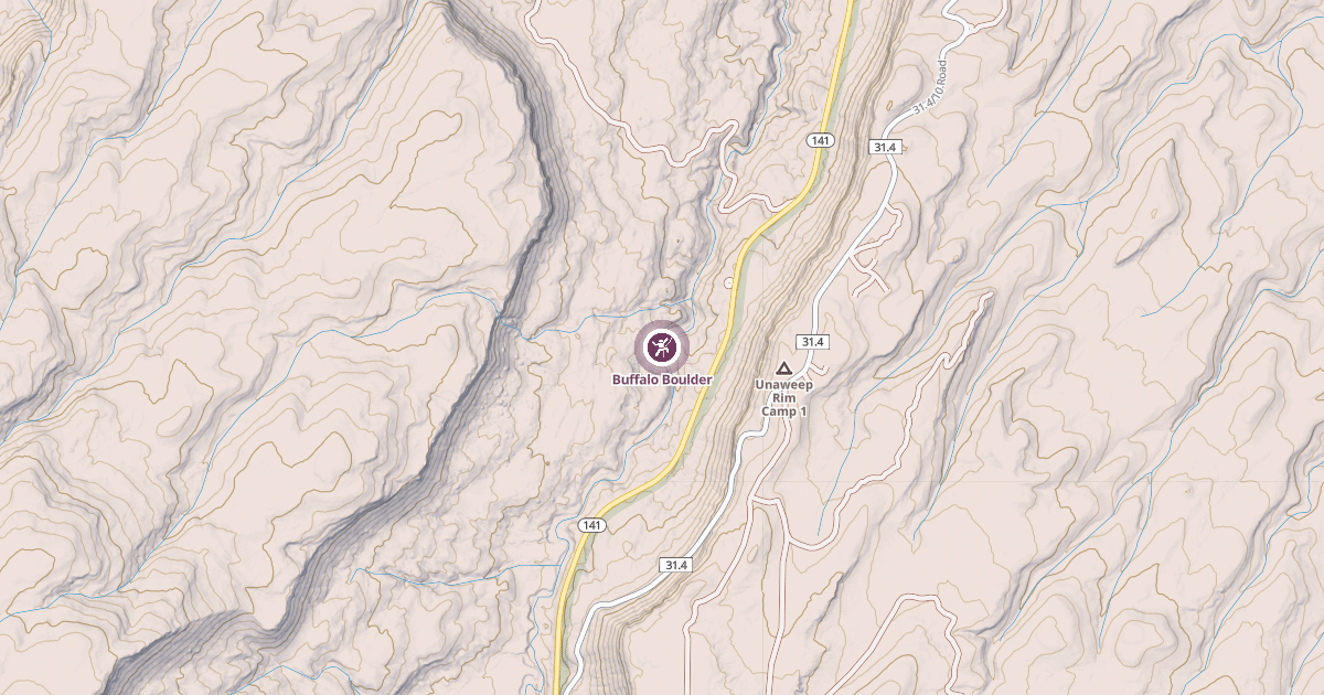 Map preview of Buffalo Boulder
