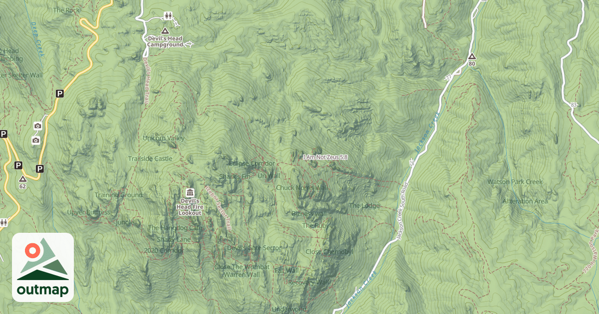 Map of I Am Not Zeus
