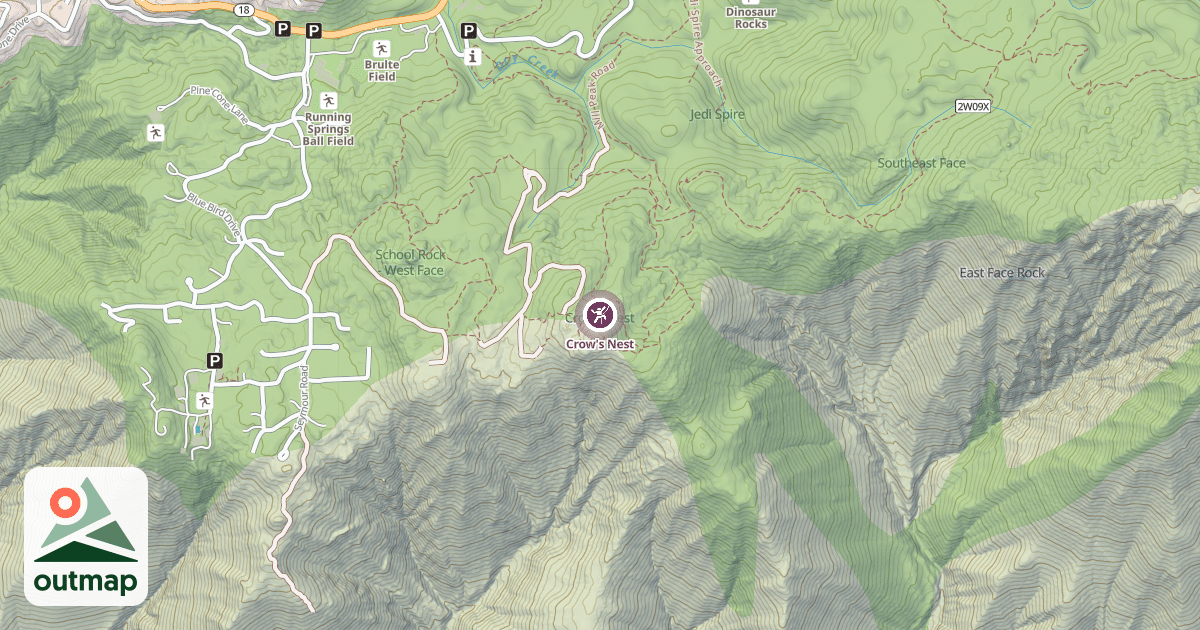 Map of Crow's Nest