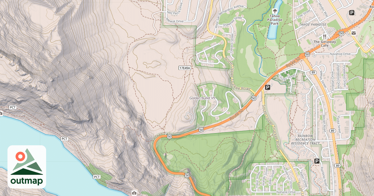 Map of Golden Bullet