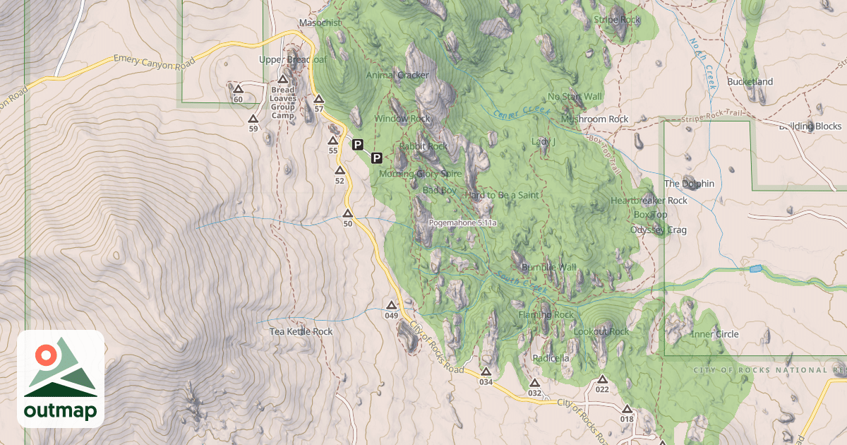 Map of Pogemahone