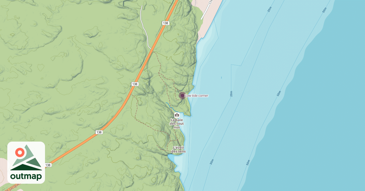Map of Low tide corner