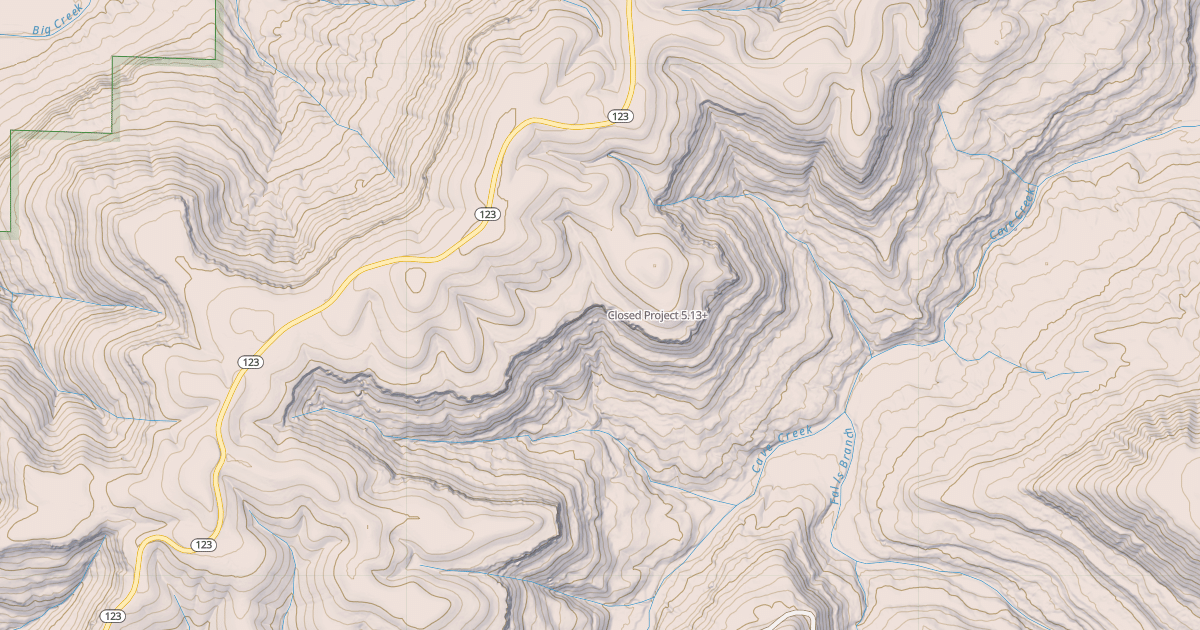 Map preview of Closed Project