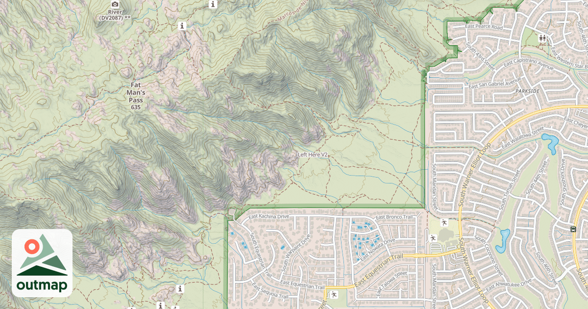 Map of Left Here