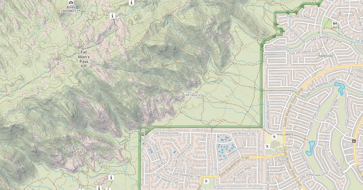 Map preview of Left Here