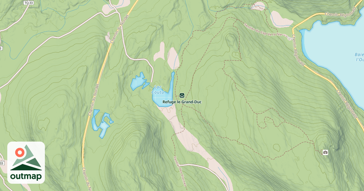 Map of Refuge le Grand-Duc