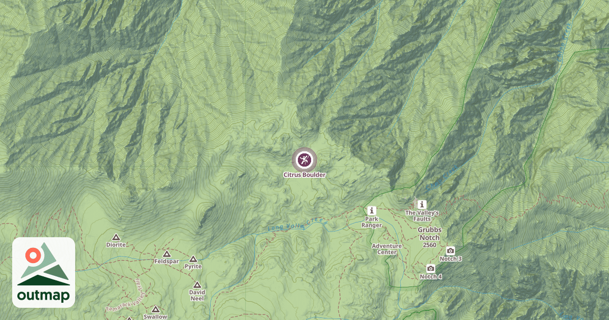 Map of Citrus Boulder