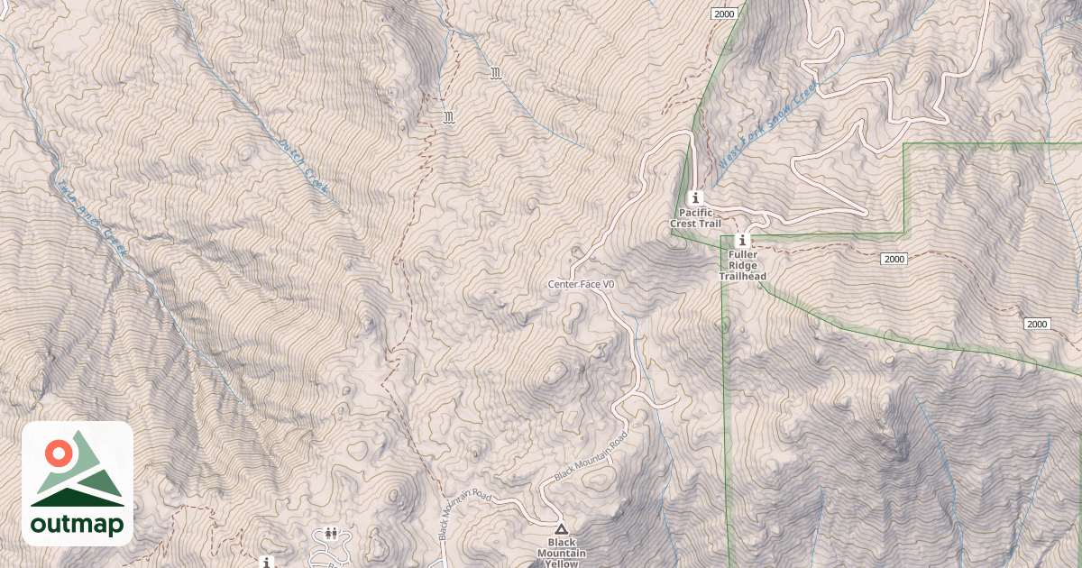 Map of Center Face
