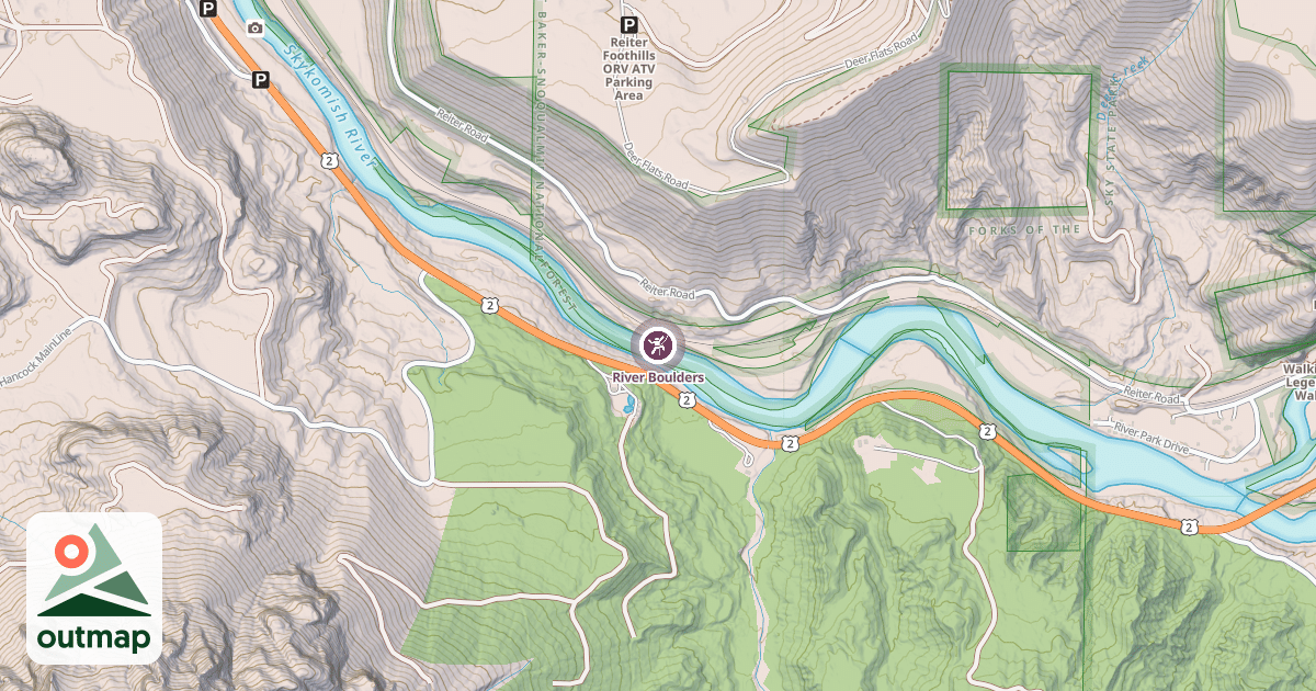Map of River Boulders