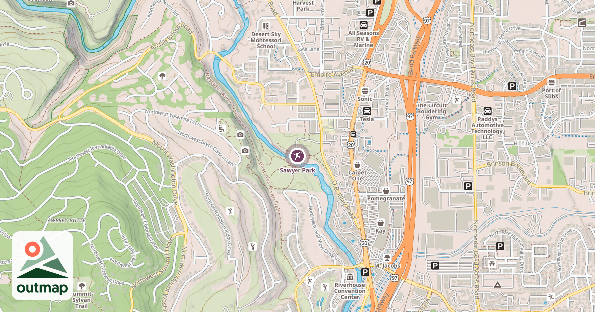 Map of Sawyer Park