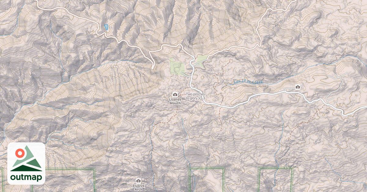 Map of Two pinches to glory