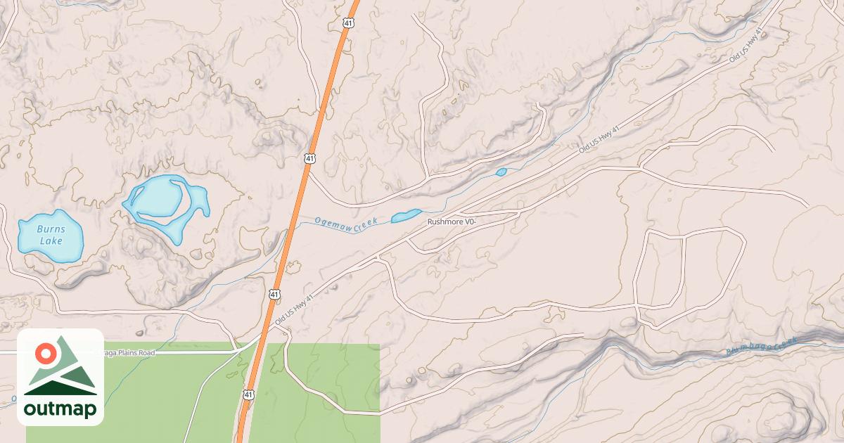 Map of Rushmore
