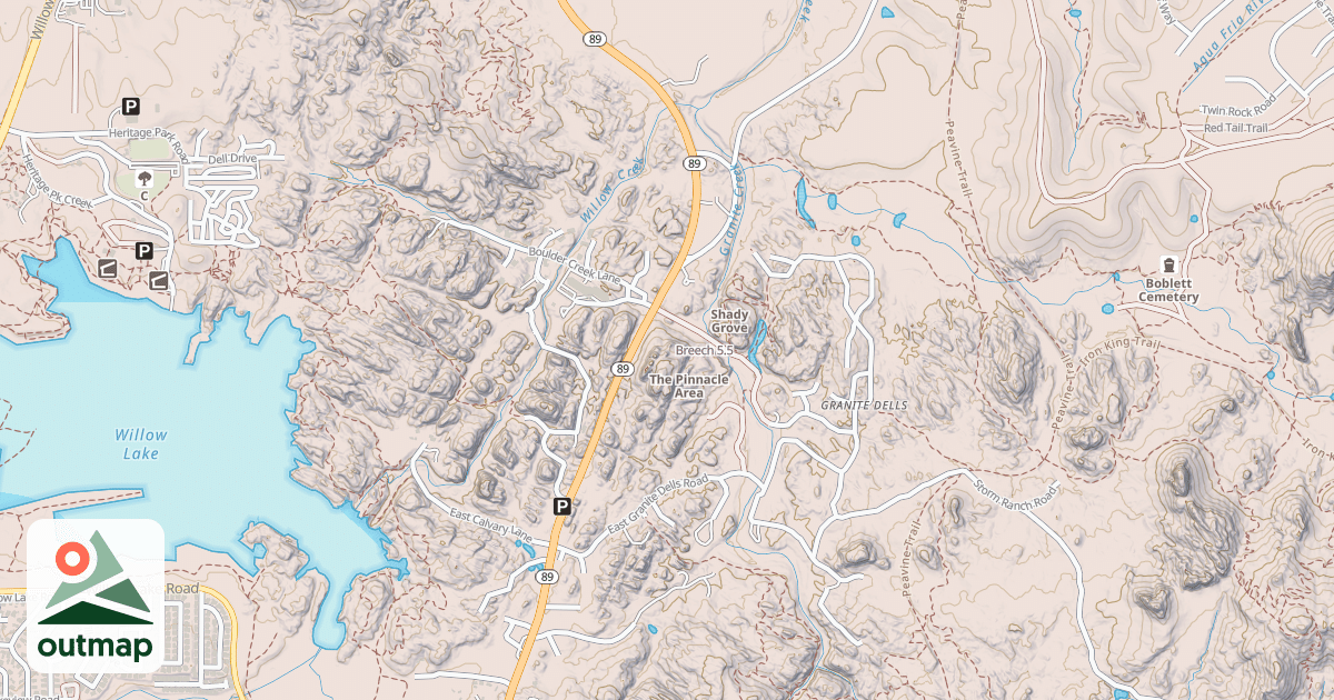 Map of Breech