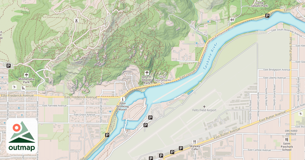 Map of Huge Georgebanks