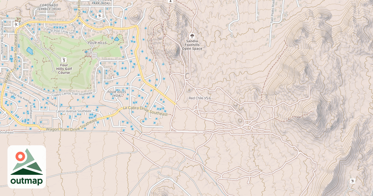 Map of Red Chile