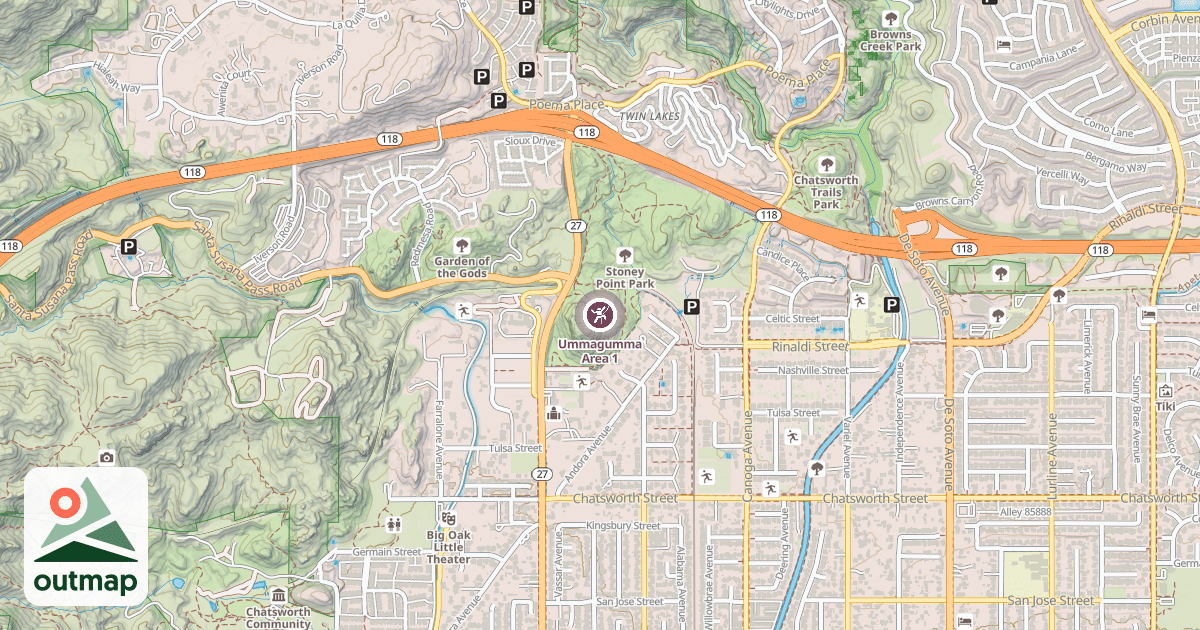 Map of Ummagumma Area 1