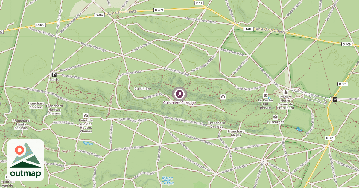 Map of Cuisinière Carnage