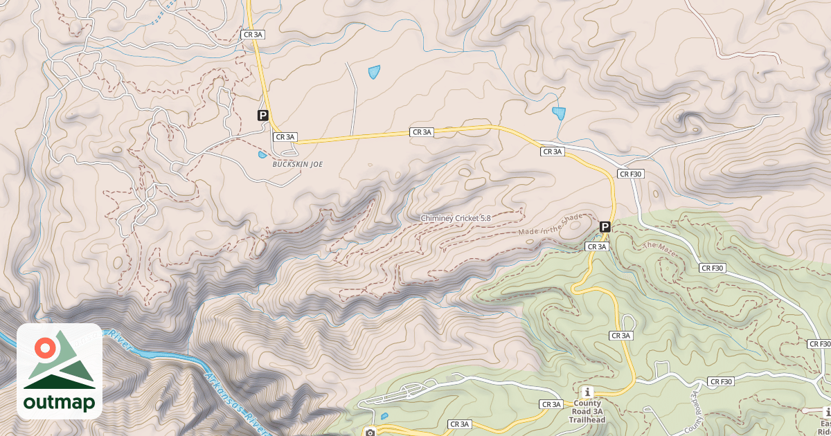 Map of Chiminey Cricket