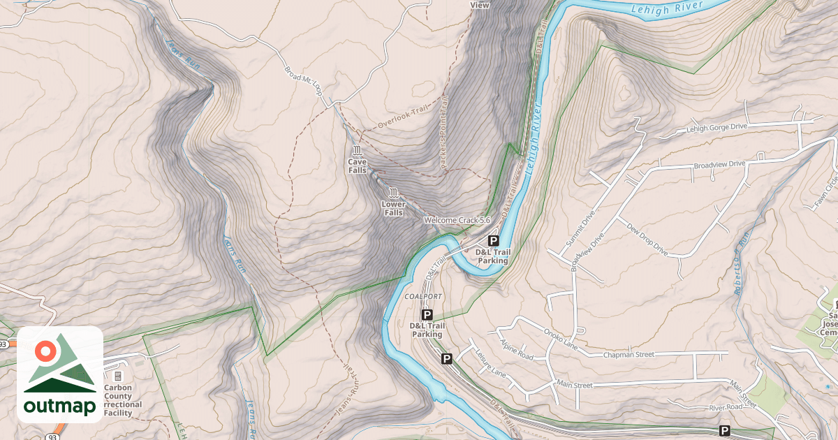Map of Welcome Crack