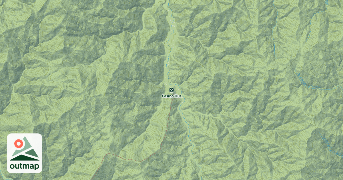 Map of Casino Hut