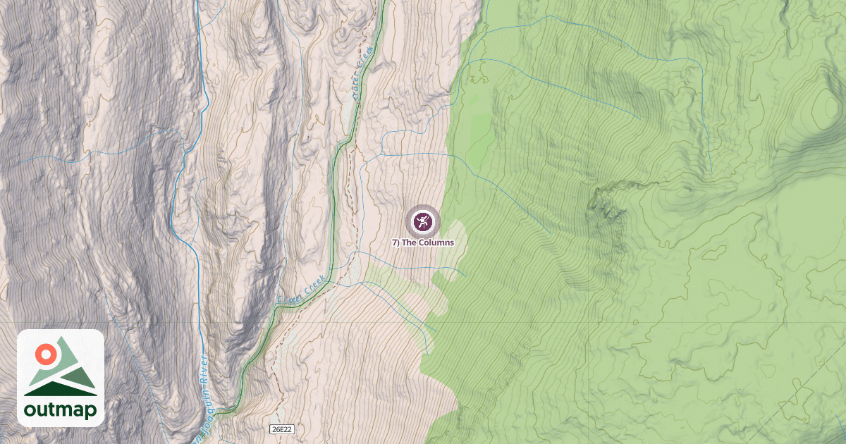 Map of 7) The Columns