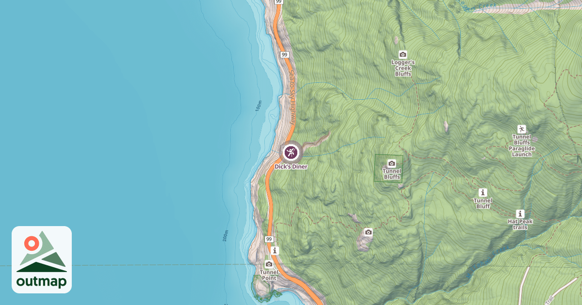 Map of Dick’s Diner