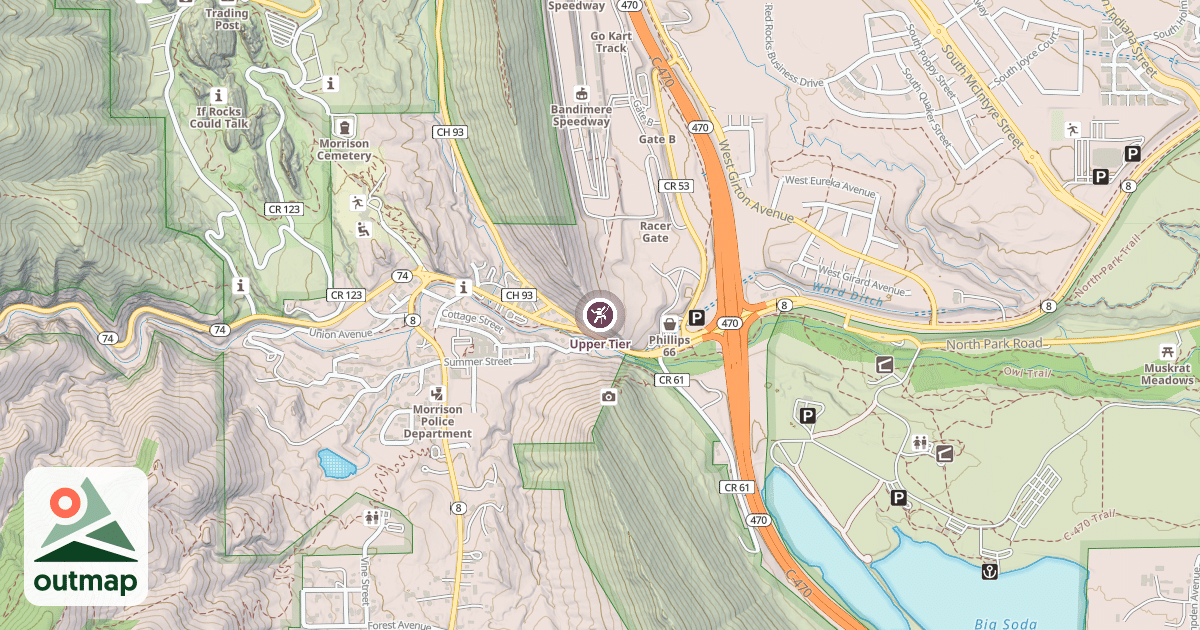 Map of Upper Tier