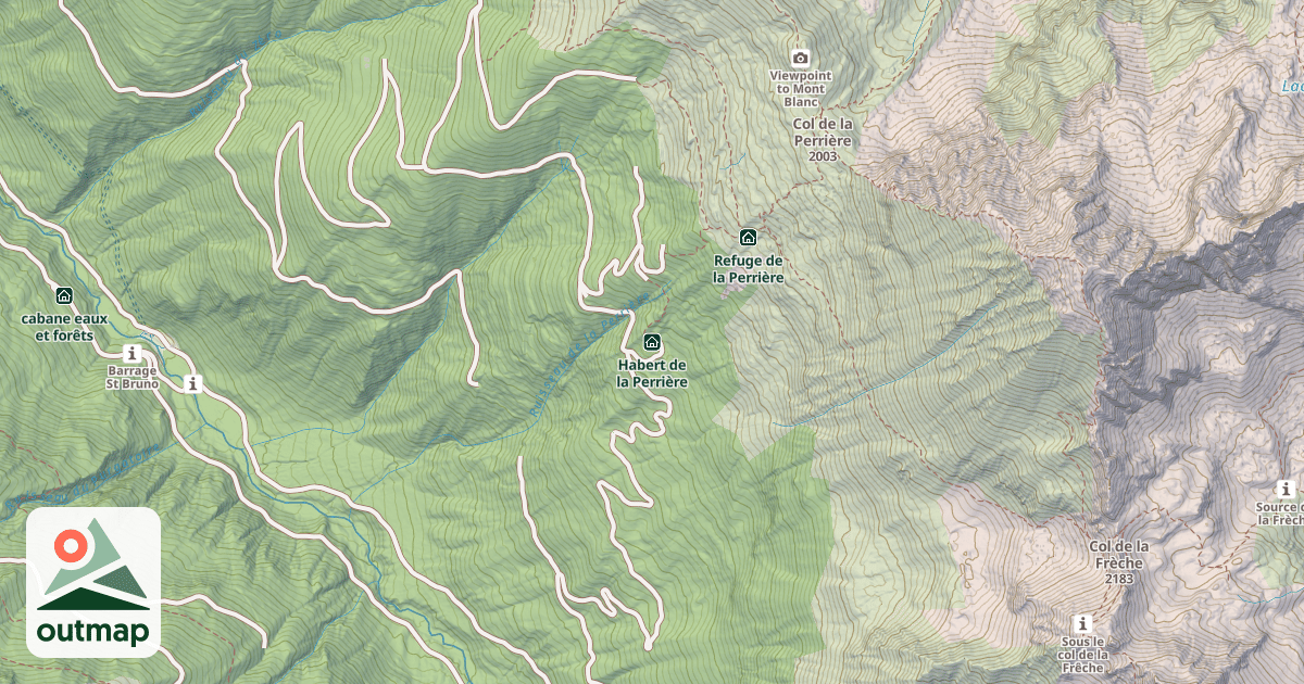 Map of Habert de la Perrière