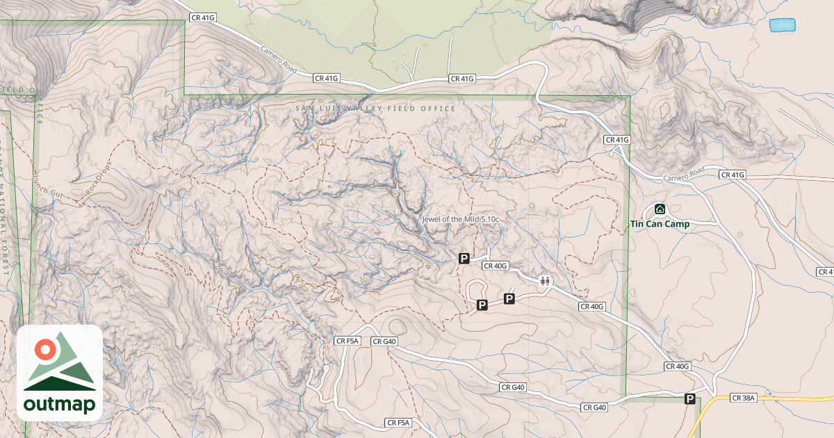 Map of Jewel of the Mild