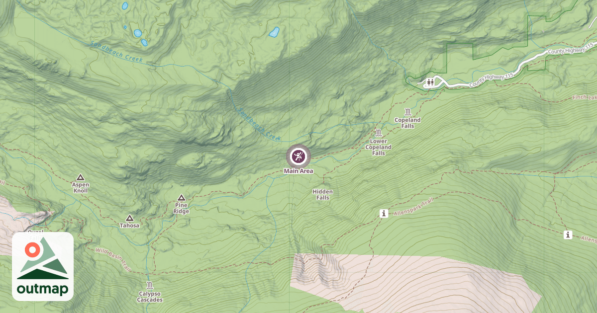 Map of Main Area